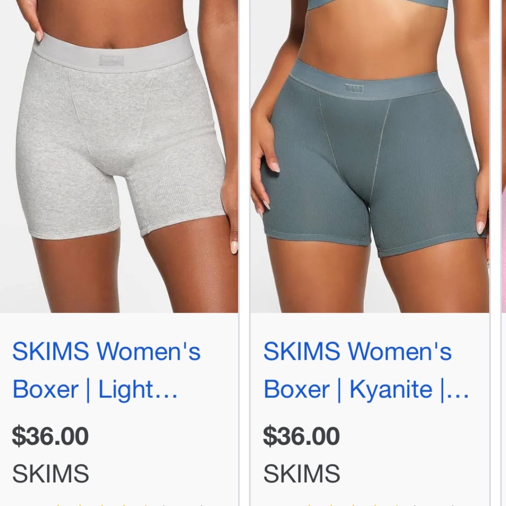SKIMS Cotton Rib Boxer